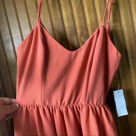 B. Darlin NWT Fit and Flare with open back mini Summer Dress Juniors 11/12 - Picture 4 of 10